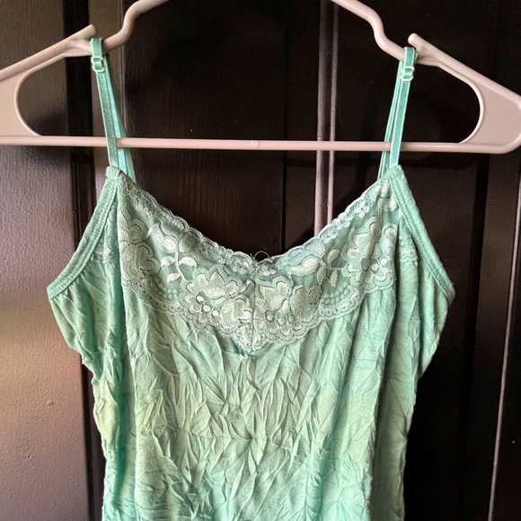 Turquoise Maurices lace cami - Picture 3 of 5